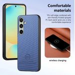 product_image_name-Generic-Coque DESIGN PREMIUM POUR SAMSUNG S24 FE , AVEC FINITION EN TEXTILE ET COMPATIBILITÉ MAGSAFE CHARGE SANS FIL ( Couleur Bleu) -2