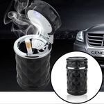 product_image_name-Car-Cendrier De Voiture Avec Lumière LED, Portable En Alliage Universel, Tasse En Aluminium, Sans Fumée, Auto, Ignifuge, Accessoires De Voiture-1