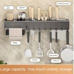 Generic 50cm Etagères De Cuisine No-Punch - Rangement Murale - image 3