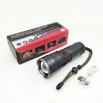 product_image_name-Generic-Lampe Torche LED Rechargeable – Éclairage Puissant & Zoom Réglable-1