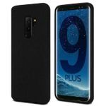 Coque En Silicone Compatible Pour Samsung Galaxy S9 Plus Avec Antichoc - NOIR