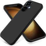 	Coque En Silicone Pour Tecno Camon 19 PRO + Un AntiChoc- Noir - ...