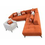 Fauteuil Merveille Salon en L rembourré 