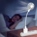 White Label Mini ventilateur USB - Blanc - image 2