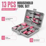 Generic Jeu d outils ménagers 13 pièces avec pince et boîtier - image 3