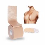 product_image_name-Generic-Ruban Adhésif de Lifting des Seins (Boob Tape) - Invisible, Élastique, Hypoallergénique & Étanche - Pour Soutien-Gorge Dos Nu/Sans Bretelles (Nude/Couleur Chair)-3
