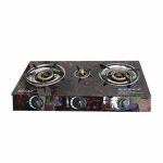 Cuisinière à 3 Feux Automatique Vitrée
