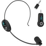 product_image_name-Generic-Microphone Casque sans fil 2.4 GHz pour orateur - Noir-1