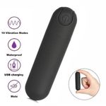 product_image_name-Generic-Vibromasseur Rechargeable- USB - 10 Vitesses - Noir-4