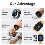 product_image_name-Generic-New Bluetooth Call Smart Watch Voice Assistant Sports Fitness Bracelet Waterproof-2