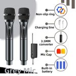 product_image_name-Generic-2 pièces microphone sans fil portable, micro pour KTV/performance/scène/conférence-1