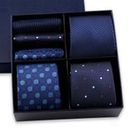 Autre Coffret de Cravates 3 en 1 pour Homme  – Élégance & Style Premium - Mixing Bleu GL-59