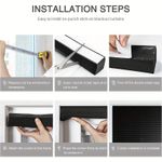 product_image_name-Generic-Rideaux Occultants Complets, Pare-soleil Non Tissés, Stores Portables - Noir-8