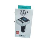 Chargeur De Voiture Rapide X27 Compatible 5.0 -Noir