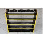 Generic Meuble à chaussures  en Bois - 5 Niveaux - Noir - image 2