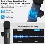 Generic Wireless Lavalier Microphone Dual​ 2 Transmitters 1 Receiver 3.5mm Plug Play for Interview - image 4