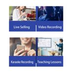 Generic Wireless Lavalier Microphone Dual​ 2 Transmitters 1 Receiver 3.5mm Plug Play for Interview - image 5
