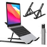 Generic Support pour ordinateur portable en métal noir - image 2