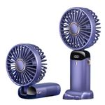 Generic Mini Ventilateur Portable Rechargeable – Pliable avec Écran Digital