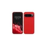 Google Pixel Coque Silicone Compatible à  Pixel 10 - Rouge
