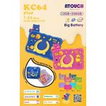 Atouch Tablette Educative KC64 Pro 12GB+256GB 4G/5G WiFi Display 7.85" incell Android 16.0 Battery 7000mAh Couleur : Rose