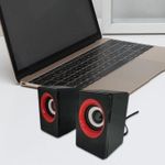 Generic Puissant Baffles D'ordinateur - Mega Bass - Noir - image 2