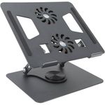 product_image_name-Generic-Support pour Ordinateur Portable à Réglage Continu avec Ventilateur de Refroidissement électrique-3