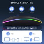 product_image_name-TYNIX-Souris sans fil MI23 - Bluetooth 5.1 + bi-mode 2.4G, souris ergonomique silencieuse rechargeable-7