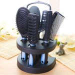 Generic Kit De Coiffure Avec Miroir 5 Pièces,Peigne De Style Professionnel - image 7