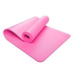 Tapis de yoga/fitness épais et antidérapant : amorti confortable pour yoga, pilates, abdos, gainage à la maison ou en salle. Surface facile à nettoyer, légère et enroulable
