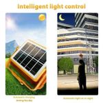 Generic Projecteur LED Solaire Rechargeable, Lampe De Construction, Réflecteur Portable, Projecteur Extérieur BG... - image 2