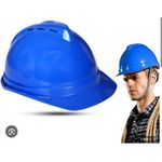 Casque sécurité de chantier - protection individuelle Ajustable couleur bleu 