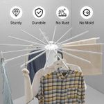 product_image_name-Generic-Magnifique Séchoir à Linge Pliable Portable Avec Trépied, Gain De Place, En Aluminium, Pour Intérieur Et Extérieur-4