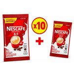 Nescafe Original 3 In 1 - Lot De 10+1 - 32 G Export
