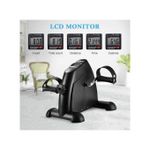 Generic Mini Vélo D'appartement / Pédalier D'entraînement Compact avec Écran LCD - Noir - image 4