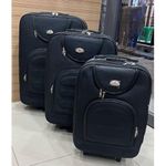 product_image_name-Generic-Ensemble De Trois Valises - Grand /Moyen /Petit Noir ( Motifs Multiples )-1