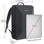 Fashion Sac A Dos A Port Usb Rectangulaire - Noir