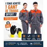 Generic Tenue de Travail Professionnelle 2 Pièces + Gants Offerts - image 2