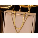 Deux Chaînes Au Coup Pour Femme