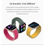Generic Montre connectée S12 Pro Max 49 mm avec écran AMOLED 2,3", appels Bluetooth et lot de 7 bracelets – Compatible Android et iOS - image 3