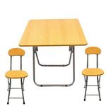 Generic Table Pliante + 2 Chaises-