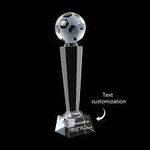 Generic Trophée de football en cristal - image 2