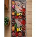 Tapis de Cuisine Motif Épices & Décoration – Style Élégant