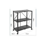 Generic Etagère de rangement pliable multifonction 3 NIVEAUX - image 4