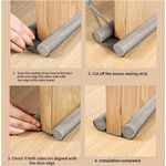 Generic Bas de Porte Double Boudin 96cm - Isolation Climatisation - Noir - image 6