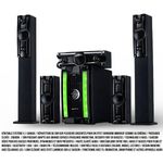 Jiepak Woofer Enceinte Bluetooth Portable Haut-Parleur Home Cinéma - Noir