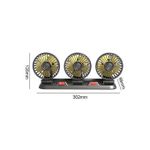 Generic Ventilateur de refroidissement de voiture, 3 tête