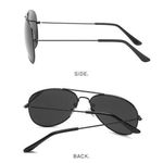 Generic Lunettes de Soleil Aviateur Unisexe – Lot de 2 Pièces - image 2