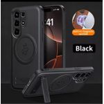 Coque Tecno camon 50 pro noir cuire support 