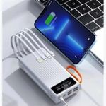 Generic Power Bank avec Câbles Intégrés, Écran Numérique et Ports USB - image 2